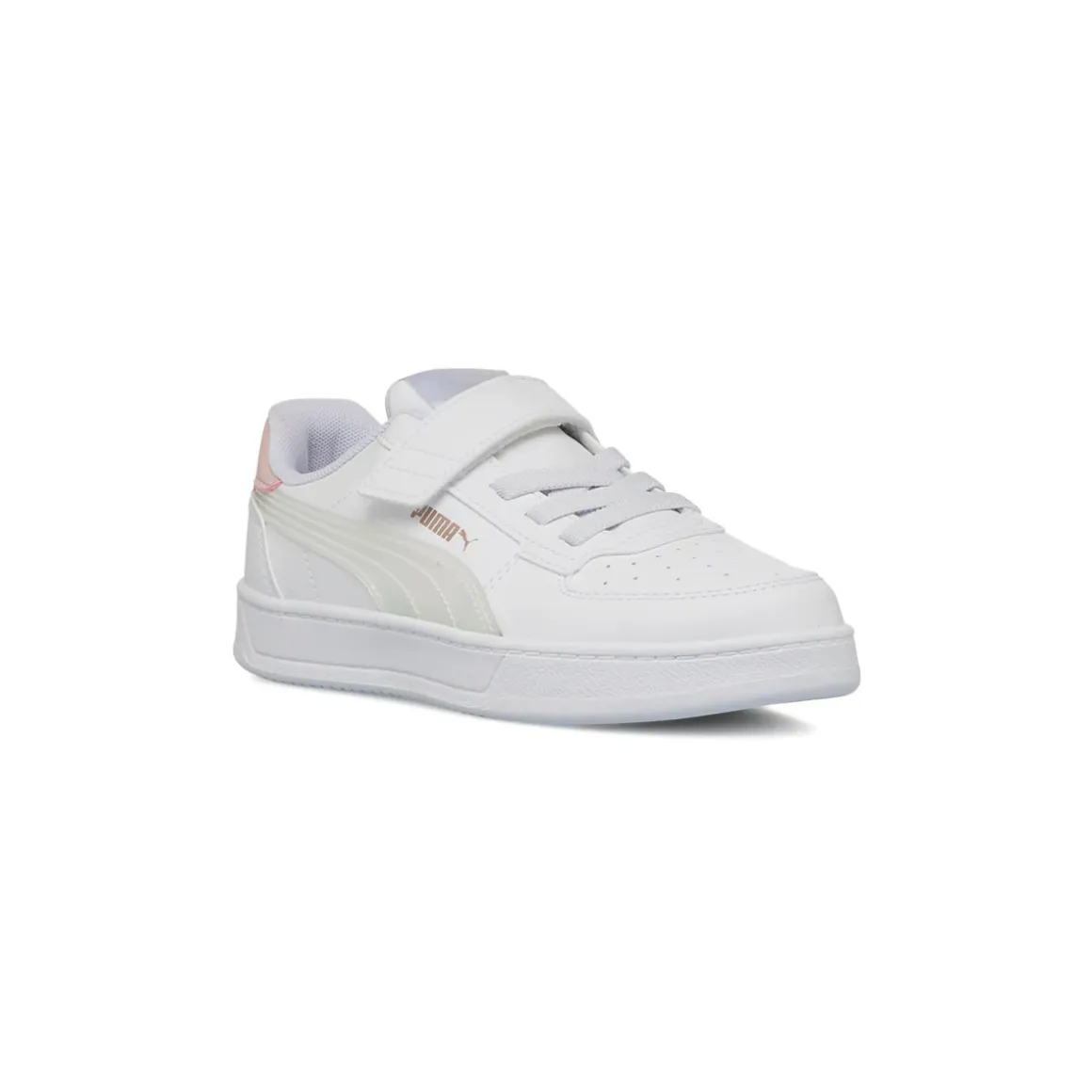 Sneakers bianche da Bambina con chiusura a strappo Puma