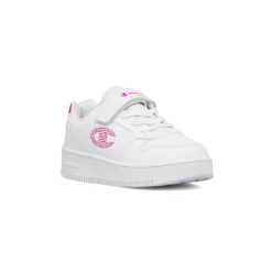 Sneakers bianche da Bambina con dettaglio logo glitter Champion Platform