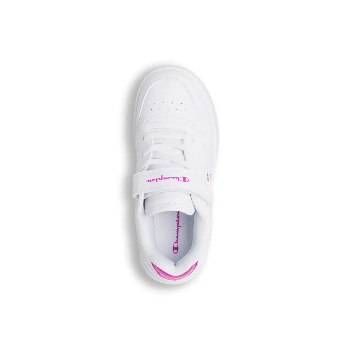 Sneakers bianche da Bambina con dettaglio logo glitter Champion Platform