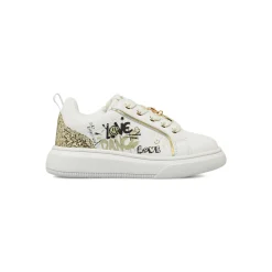 Sneakers Bianche da Bambina con scritte graffiti Dimensione Danza