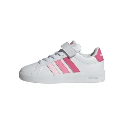 Sneakers bianche da Bambina con dettagli rosa adidas Grand Court 3.0