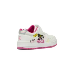 Sneakers bianche da Bambina con grafiche graffiti Dimensione Danza