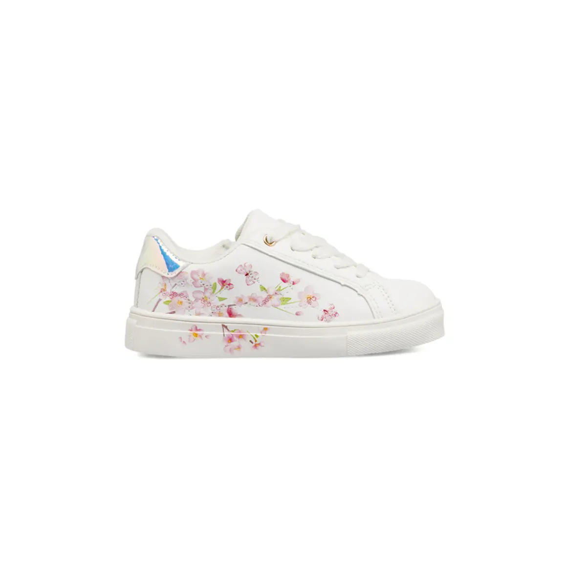 Sneakers bianche da Bambina con fantasia floreale Dieci Baci