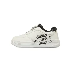Sneakers Bianche da Bambina con lacci logati Dimensione Danza