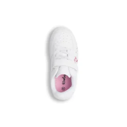 Sneakers bianche da Bambina con cuoricini e strappo Dieci Baci