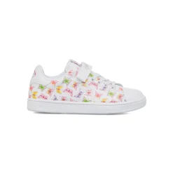 Sneakers Bianche da Bambina e Ragazza Soprani Sport con stampa farfalle