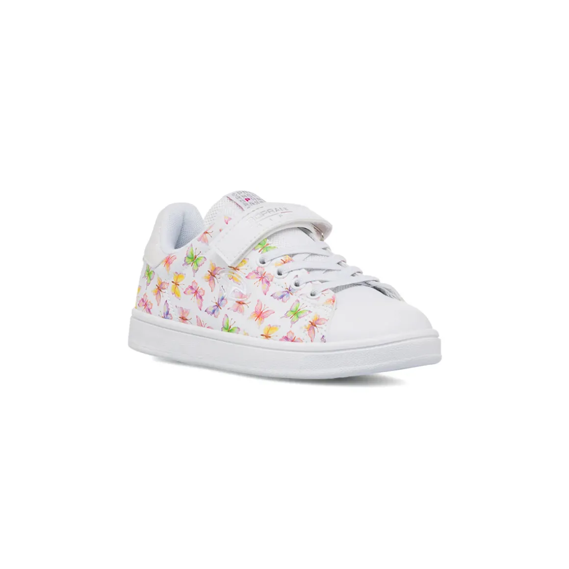 Sneakers Bianche da Bambina e Ragazza Soprani Sport con stampa farfalle