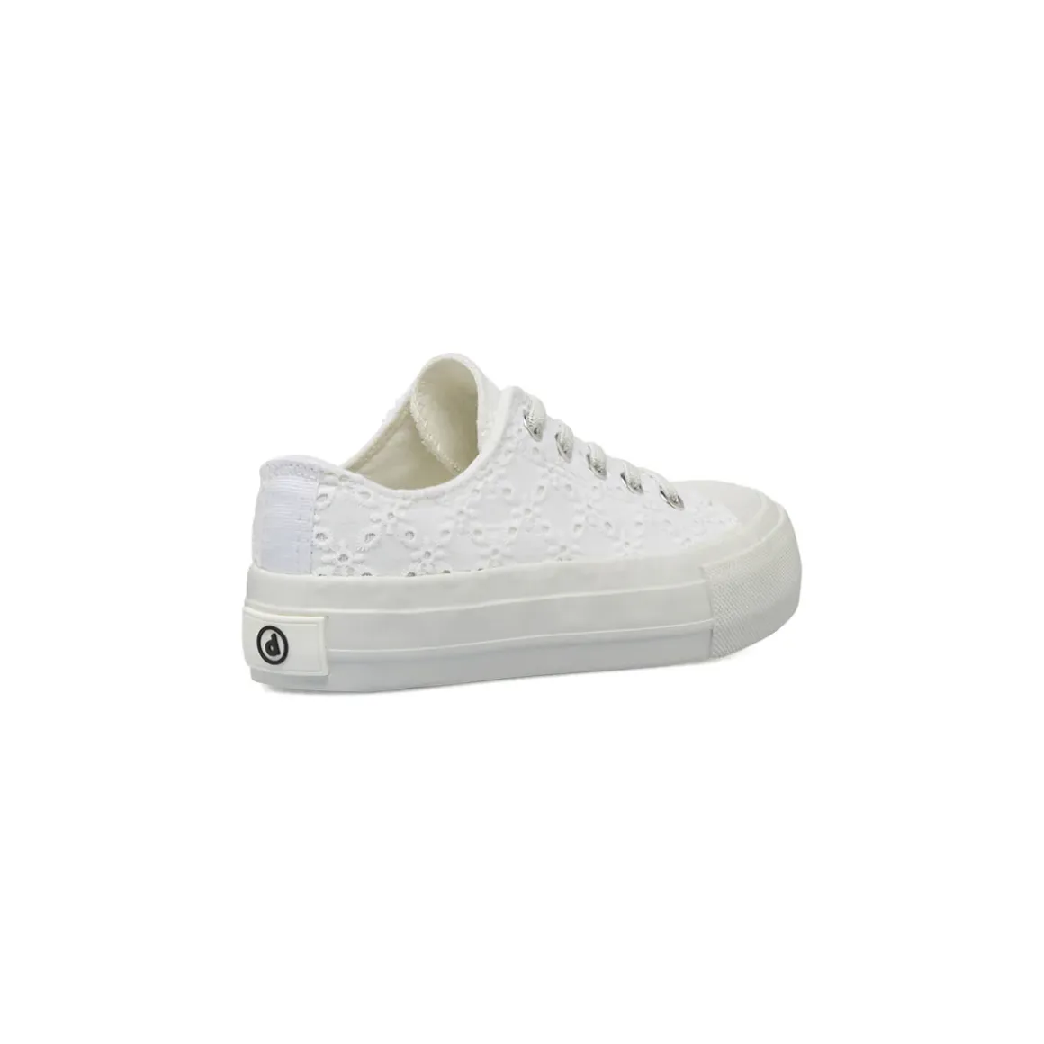 Sneakers Bianche da Bambina effetto pizzo Dimensione Danza
