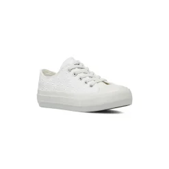 Sneakers Bianche da Bambina effetto pizzo Dimensione Danza