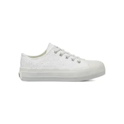Sneakers Bianche da Bambina effetto pizzo Dimensione Danza