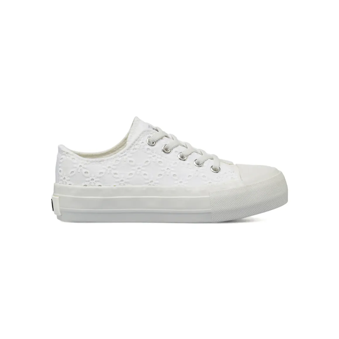Sneakers Bianche da Bambina effetto pizzo Dimensione Danza