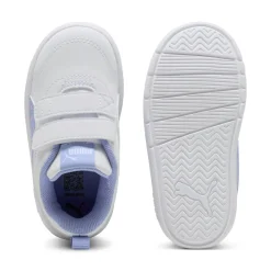 Sneakers Bianche da Bambina Primi Passi con dettagli lilla Puma