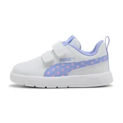 Sneakers Bianche da Bambina Primi Passi con dettagli lilla Puma