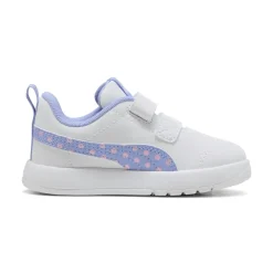 Sneakers Bianche da Bambina Primi Passi con dettagli lilla Puma