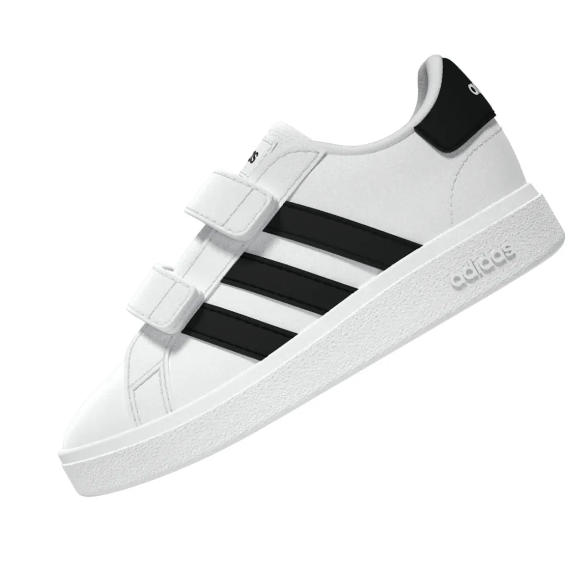 Sneakers bianche da Bambino adidas Grand Court 2.0 con strappo