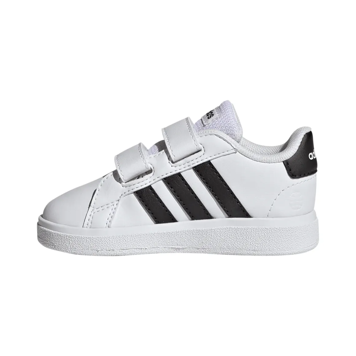 Sneakers bianche da Bambino adidas Grand Court 2.0 con strappo