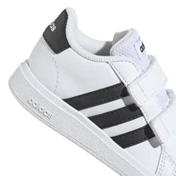 Sneakers bianche da Bambino adidas Grand Court 2.0 con strappo