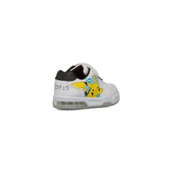 Sneakers bianche da Bambino con luci con logo Pikachu