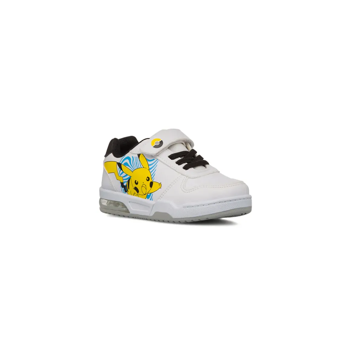 Sneakers bianche da Bambino con luci con logo Pikachu