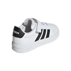 Sneakers bianche da Bambino con logo nero adidas Grand Court 3.0