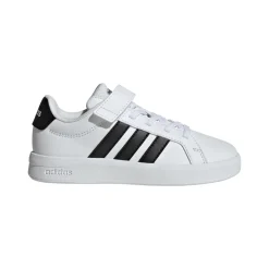 Sneakers bianche da Bambino con logo nero adidas Grand Court 3.0