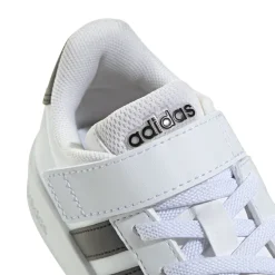 Sneakers bianche da Bambino con logo nero adidas Grand Court 3.0