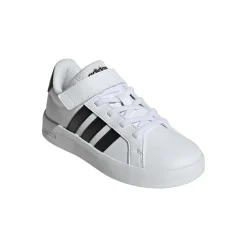 Sneakers bianche da Bambino con logo nero adidas Grand Court 3.0
