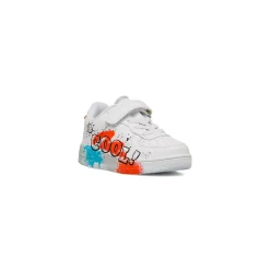Sneakers bianche da bambino con stampa 'Cool!' Space Boy