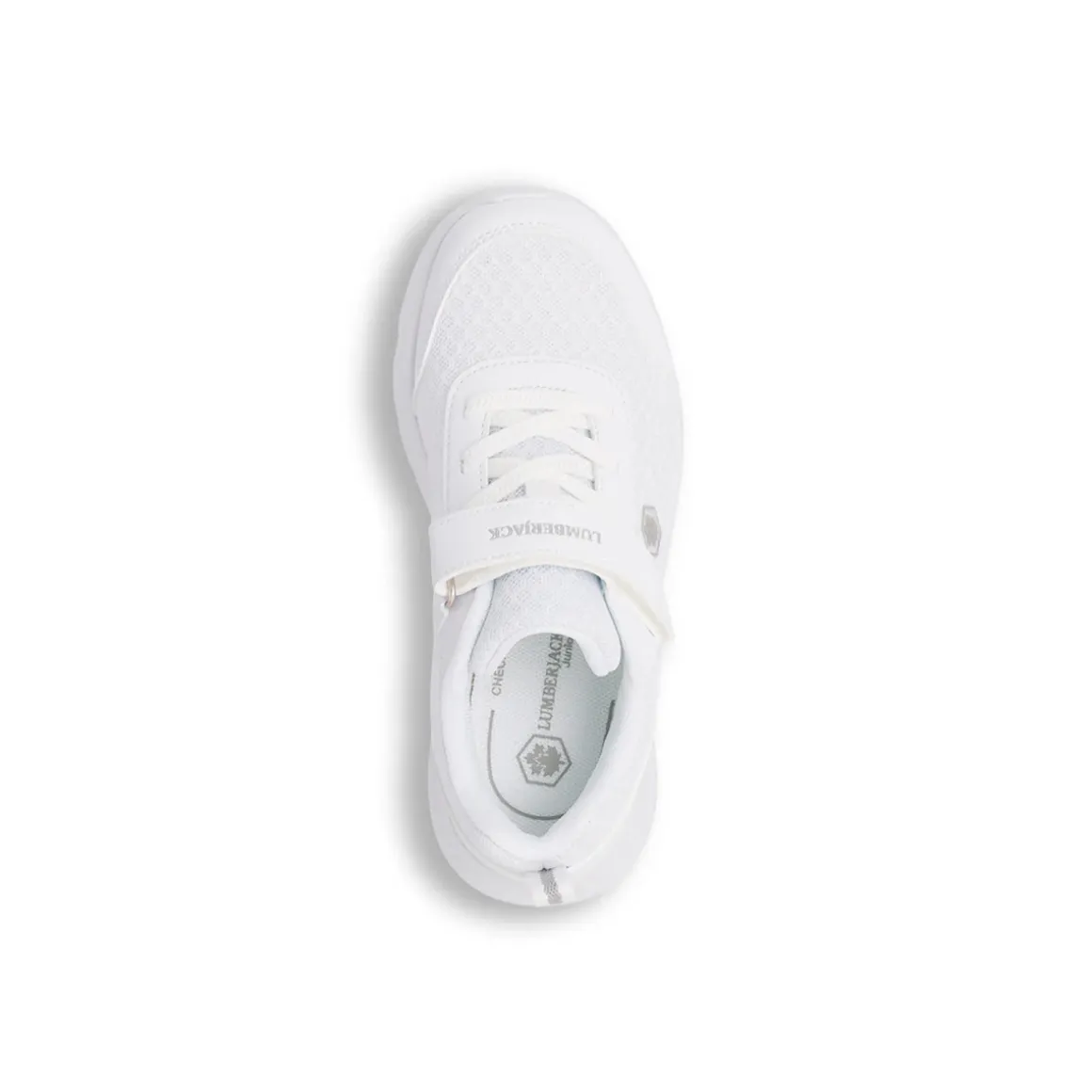 Sneakers Bianche da Bambino con chiusura a strappo Lumberjack