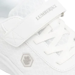 Sneakers Bianche da Bambino con chiusura a strappo Lumberjack