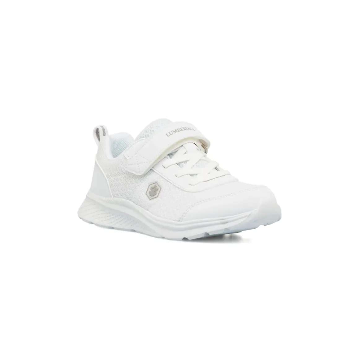 Sneakers Bianche da Bambino con chiusura a strappo Lumberjack