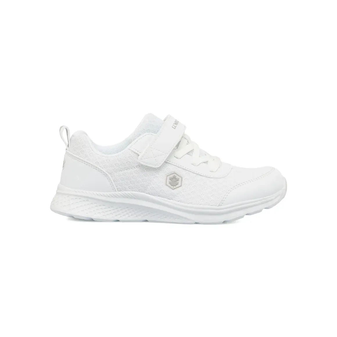 Sneakers Bianche da Bambino con chiusura a strappo Lumberjack