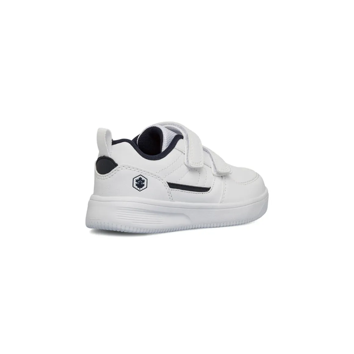 Sneakers bianche da bambino con logo laterale Lumberjack Finster PS