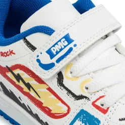Sneakers Bianche da Bambino con dettagli colorati Primigi