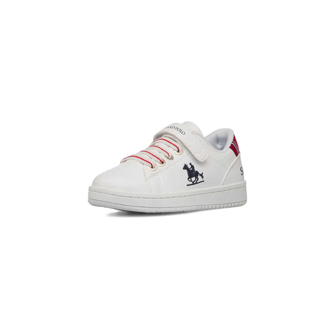 Sneakers bianche da Bambino con logo U.S. Grand Polo