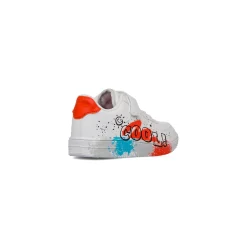 Sneakers Bianche da Bambino e Ragazzo con stampa Space Boy