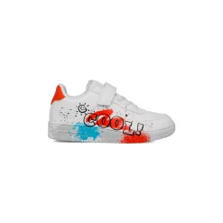 Sneakers Bianche da Bambino e Ragazzo con stampa Space Boy