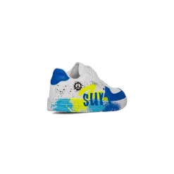 Sneakers Bianche da Bambino e Ragazzo con strappo in velcro Space Boy