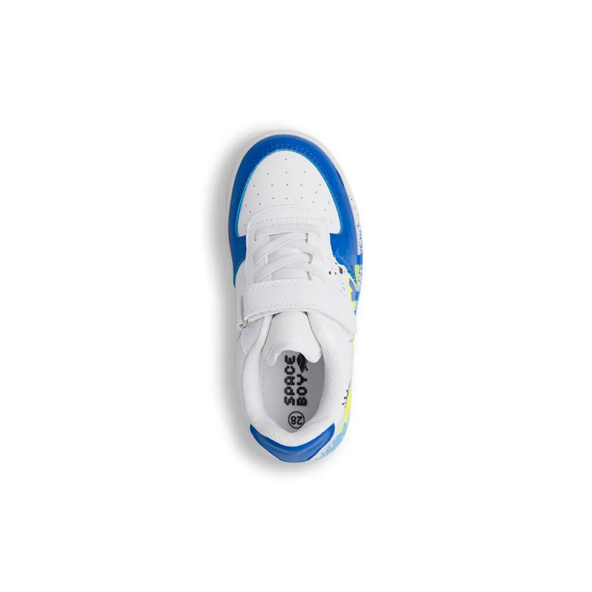 Sneakers Bianche da Bambino e Ragazzo con strappo in velcro Space Boy