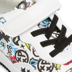 Sneakers bianche da Bambino Space Boy con stampe