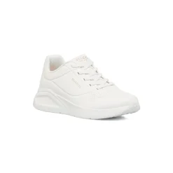Sneakers bianche da donna con soletta memory foam Skechers Uno Lite Work