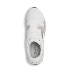 Sneakers bianche da Donna con inserti grigi Skechers Fashion Fit 2.0