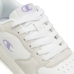 Sneakers bianche da Donna con dettagli effetto scamosciato Champion