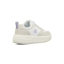 Sneakers bianche da Donna con dettagli effetto scamosciato Champion