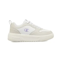 Sneakers bianche da Donna con dettagli effetto scamosciato Champion