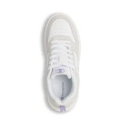 Sneakers bianche da Donna con dettagli effetto scamosciato Champion