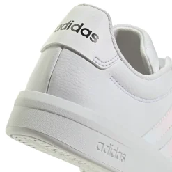Sneakers bianche da Donna con strisce iridescenti adidas GRAND COURT