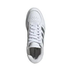 Sneakers bianche da Donna con dettagli argento adidas BREAKNET SLEEK