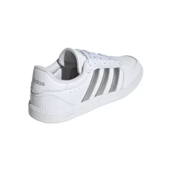 Sneakers bianche da Donna con dettagli argento adidas BREAKNET SLEEK