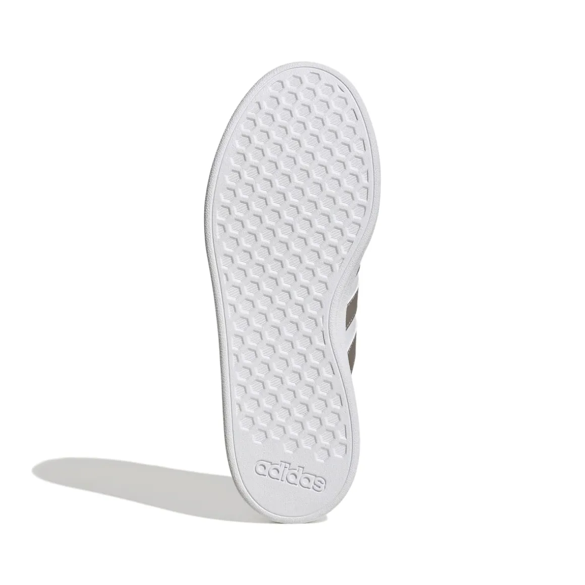 Sneakers bianche da donna con strisce a contrasto adidas Grand Court Base 2.0